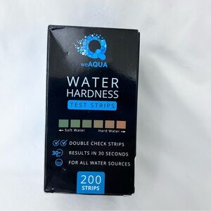 Aqua Water Hardness Test Kit 200 Strips Drinking Tap Pool Spa 0-25 gpg 0-425 ppm